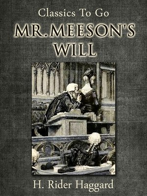 cover image of Mr. Meeson's Will